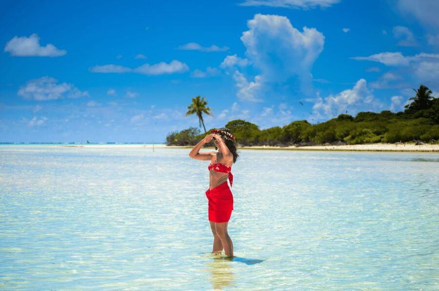 From Tahiti: Tetiaroa Island Tour by Sailing Catamaran - Snorkeling Along the Reef