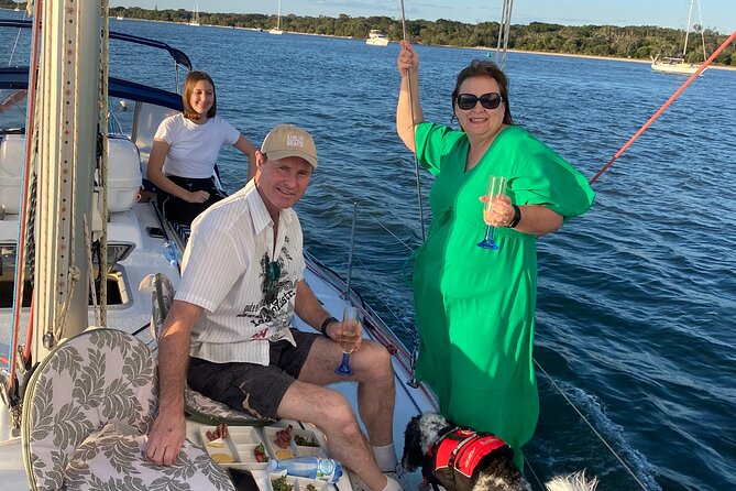 Gold Coast 2 hour Sunset Sailing Cruise with Drinks&Tasting Plate - Drinks, tasting plate, and the onboard mood