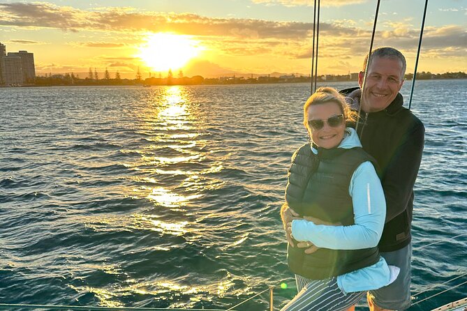 Gold Coast 2 Hr Sunset Private Sailing Charter with Drinks & Food - Drinks, snacks, and a celebration-friendly setup