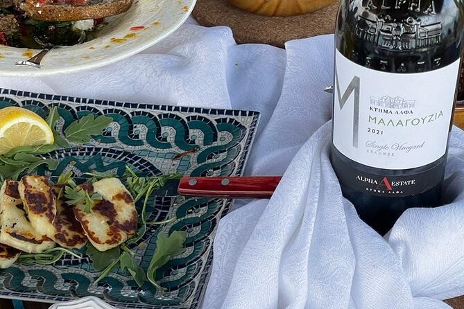 Greek Gastronomy & Wine Pairing Cruise with a Sommelier in Athens - Ydrousa, swimming, and snorkeling time