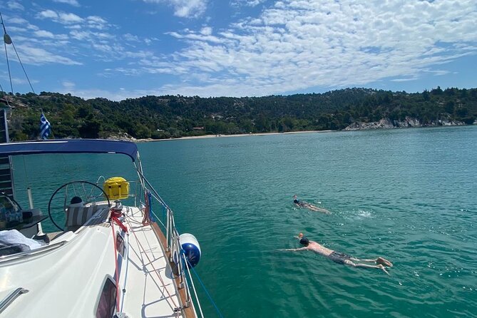 Half Day Cruise on a Sailing Yacht in Corfu Island - What the swim stops are really like
