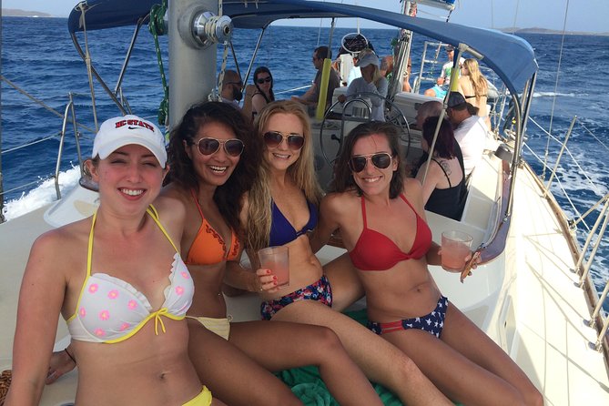 Half Day Sail and Snorkel with the Turtles - Reaching Turtle Cove at Buck Island