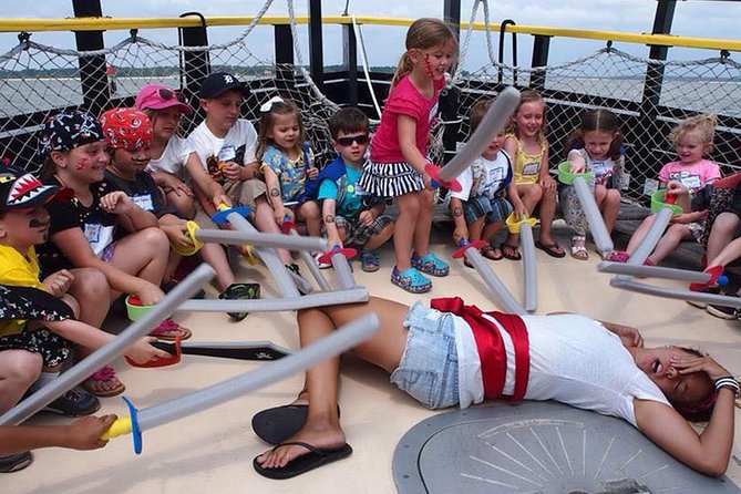 Hilton Head Pirate Ship Adventure Sail aboard the Black Dagger - Starting at Harbour Town with pirate names and face paint