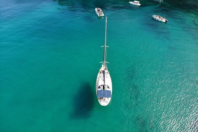 Ibiza & Formentera Private Deluxe Sailing: Full Day - Leaving Cala Jondal for Ibiza’s south coast