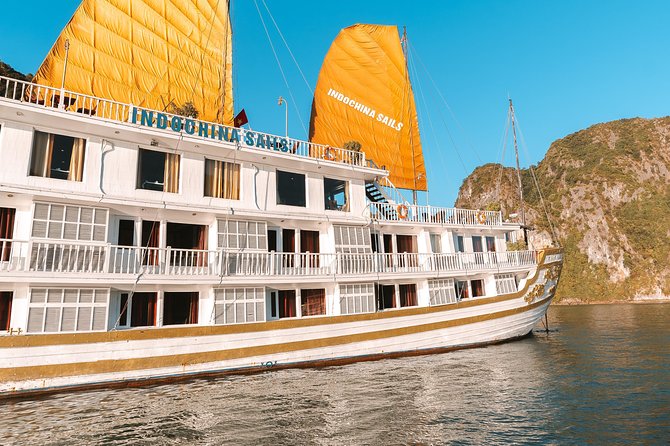 Indochina Sails Halong Bay - Climbing Titop Island for the best view