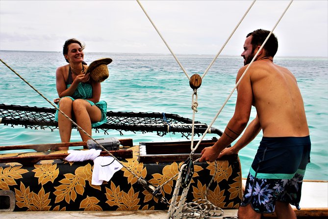 Introduction to sailing and discovering the lagoon - Snorkeling with rays, reef sharks, and tropical fish