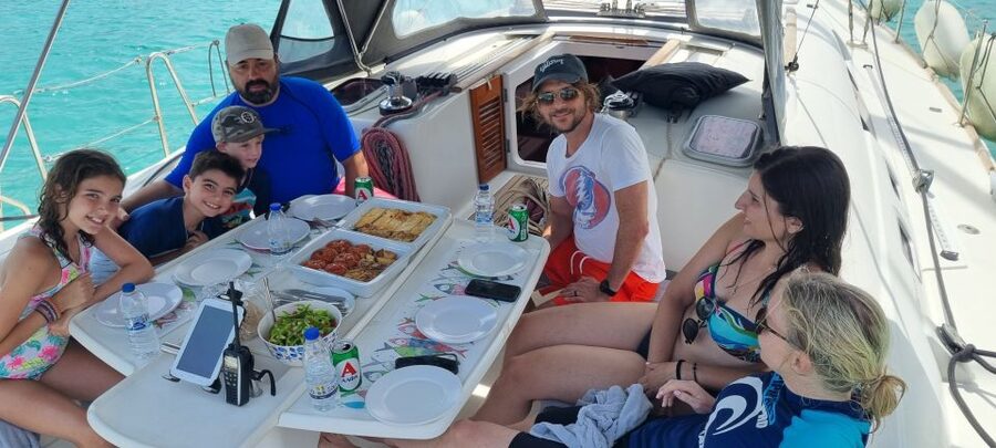 Kissamos: Balos and Gramvousa Private Sailing Trip with Meal - The return sail to Kissamos
