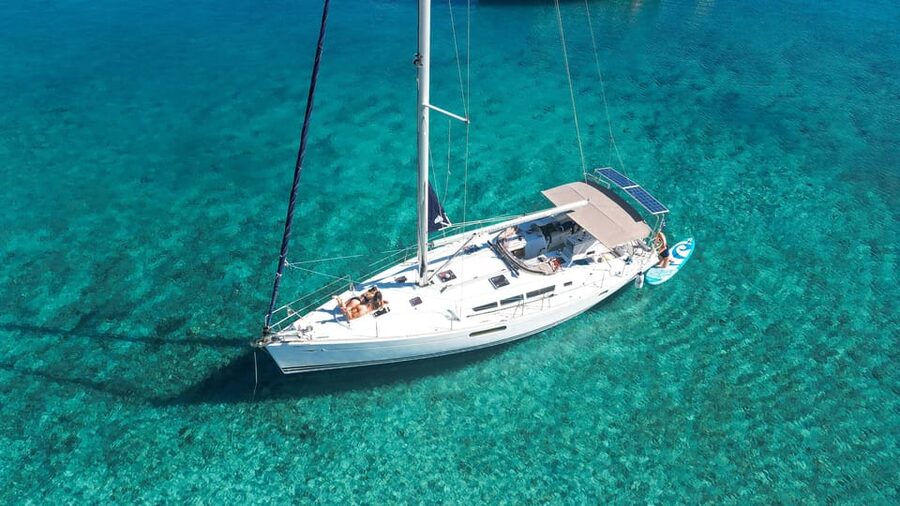 Kolimvari: Sailing Cruise with Meal & Water Activities - A generous Cretan-style lunch aboard the yacht