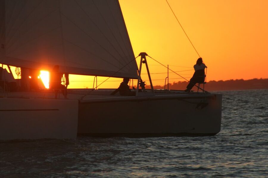 La Rochelle: 2-Hour Sunset Sailing Cruise - Returning through the city lights