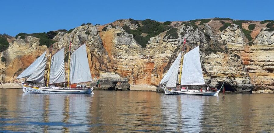 Lagos: Ponta Piedade Sail & Caves Cruise w/Portuguese Tapas - The small-boat grotto trip