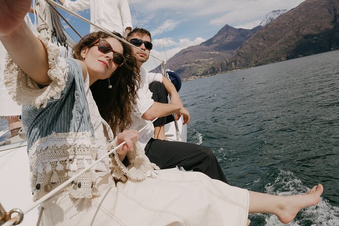 Lake Como Sailing Boat Group Tour Aperitivo & Prosecco Included - Swimming in the lake