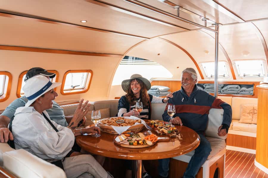Lake Taupo: Luxury Sailing Catamaran to Māori Rock Carvings - Food, drinks, and what the $41 covers