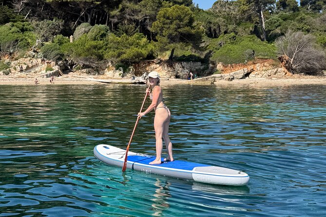 Lérins Islands Sailing Discovery, snorkeling and paddle SUP - The cooler-month plan: one hour on Sainte-Marguerite