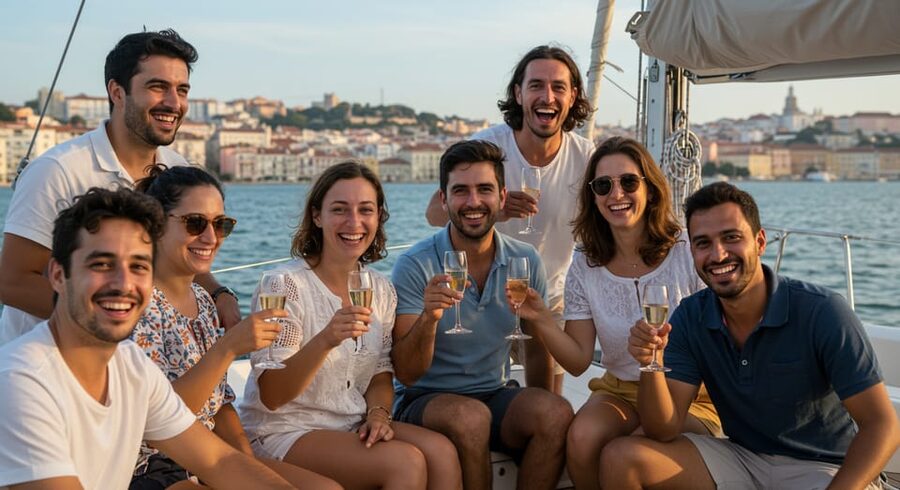 Lisbon: Champagne Sailing Tours - Belém’s monuments from the Tagus
