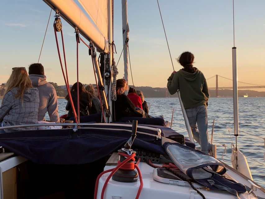 Lisbon: Enjoy a Sunset or Night Tagus River Sailboat Cruise - Boarding in Belém with a welcome drink