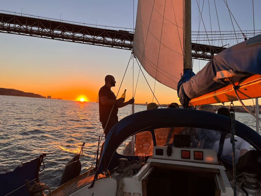 Lisbon: Sailboat Sunset Tour with a Drink - The Discoveries Monument and Portugal’s seafaring story