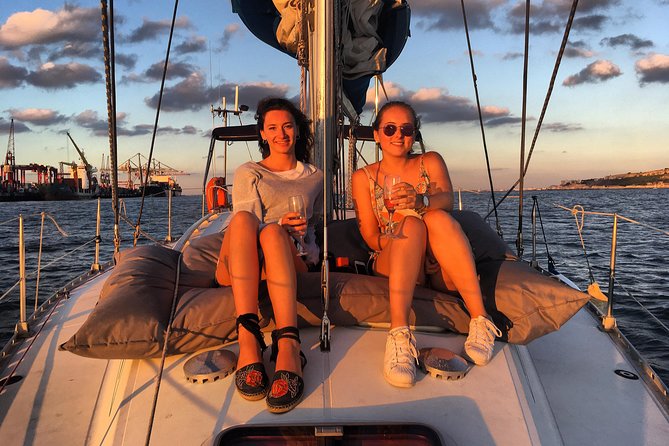 Lisbon Sunset Sailing Tour with White or Rosé Wine and Snacks - Belém Tower from the water