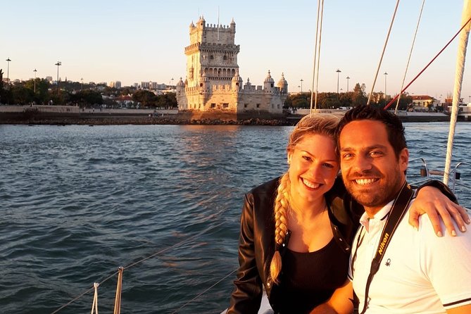 Lisbon: Sunset Sailing with Portuguese Wine and History - Commerce Square and Lisbon’s riverfront