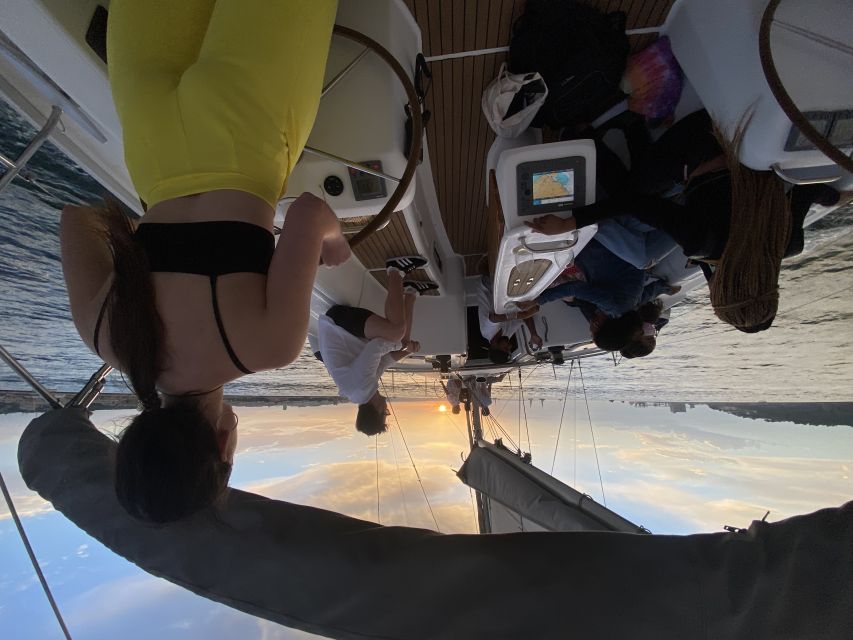 Lisbon: Tagus River Sailboat City Cruise - The final stretch and sunset light