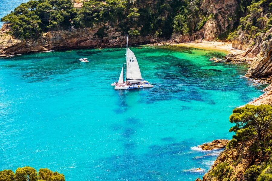 Lloret de Mar: Catamaran Sailing Cruise with BBQ and Drinks - A practical BBQ, not a gourmet lunch