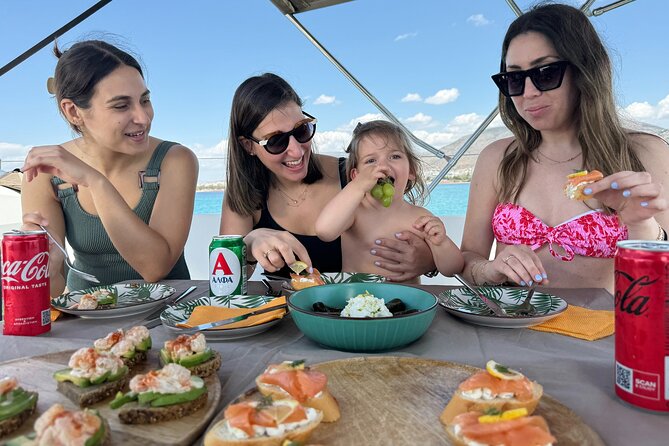 Luxury Catamaran Morning Semi-Private & Greek Gastronomy Athens - Hotel pickup, meeting point, and extra cost