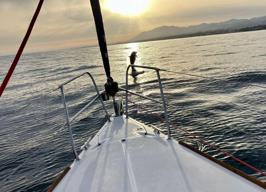 Marbella: Dolphin-Watching Sailboat Trip with Drinks, Snacks - Swimming, paddle surf, fishing, and snorkel plans