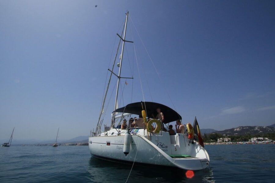 Marbella: Private Sailing Yacht Charter with Skipper - Fruit, snacks, beer, cava, and soft drinks