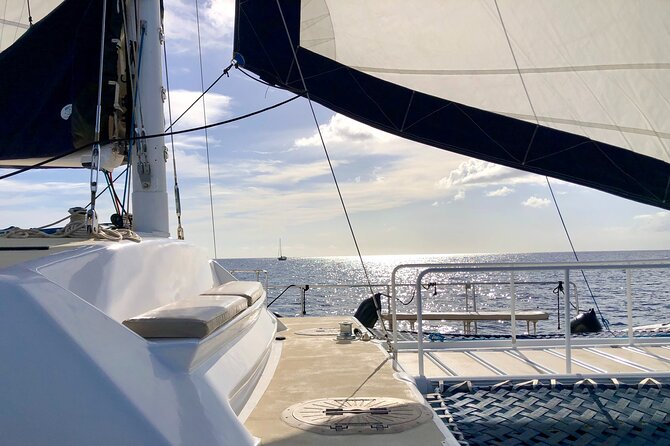 Moana’s Swim’n’Sail Cocktail Cruise Along the Waikiki Coast - Sailing toward Diamond Head