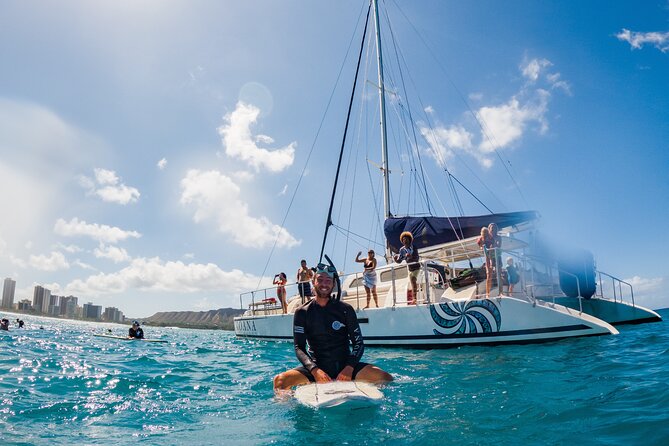 Moana’s Waikīkī Grand Guided Turtle Snorkel & Sailing Adventure - Boat comfort and family practicality