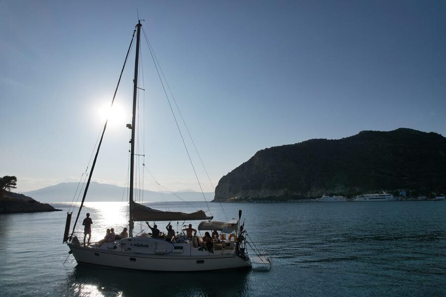 Nafplio Sun Sail Cruises | Semi-Private Half Day | Full Meal - Romvi and Daskalio near Tolo