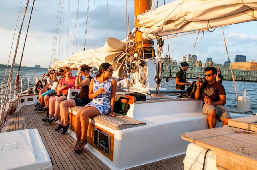 New York City: Sunset Sail Aboard a Schooner - Battery Park, Ellis Island, and the Statue of Liberty