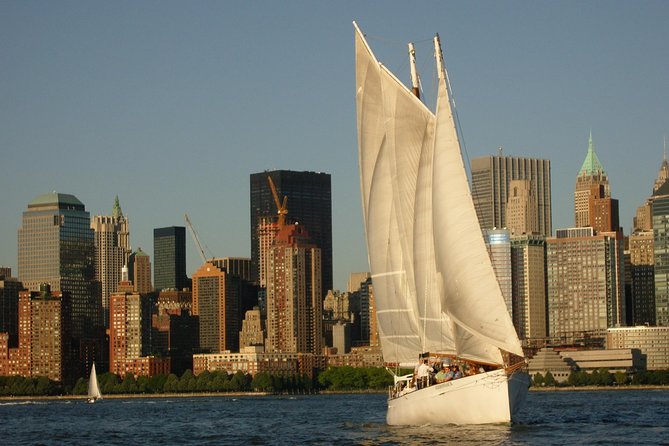 New York Sunset Schooner Cruise on the Hudson River - Sailing the Hudson with Manhattan in view