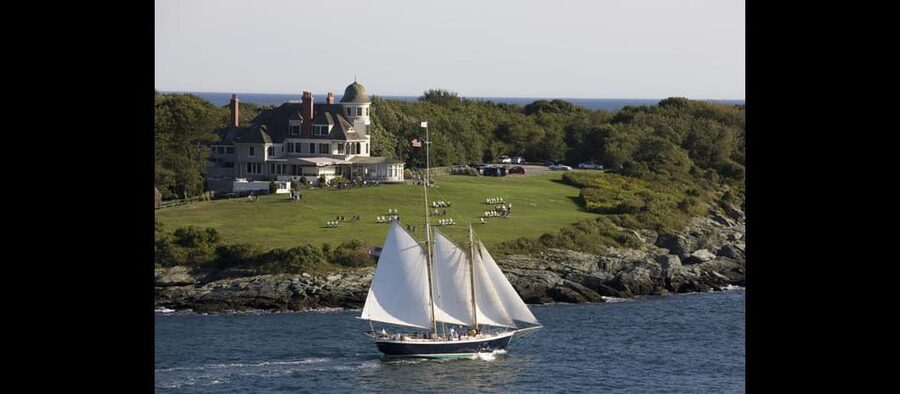 Newport: Day Sail on Narragansett Bay aboard Aquidneck - Newport Harbor opens into Narragansett Bay