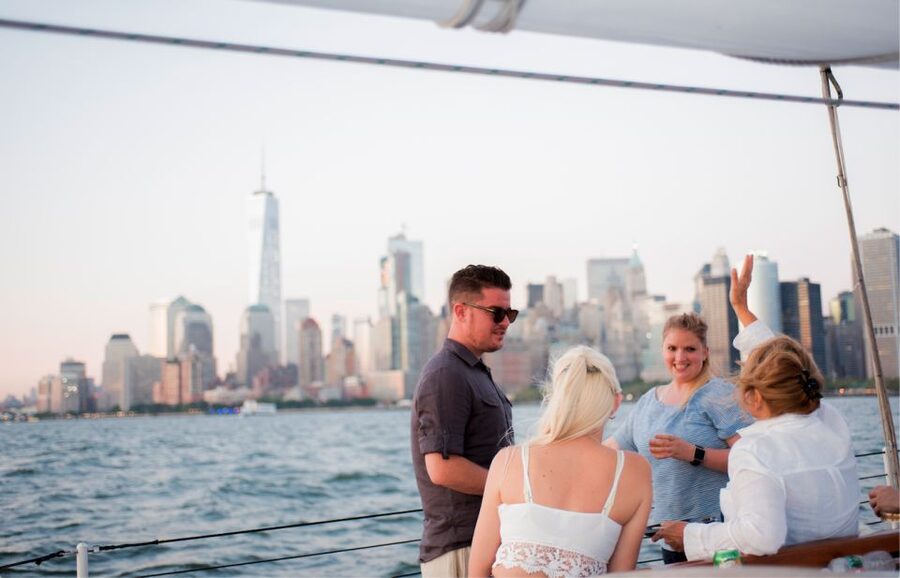 NYC: Statue of Liberty Cruise aboard a Classic Sailboat - Leaving Chelsea Piers and finding your sea legs