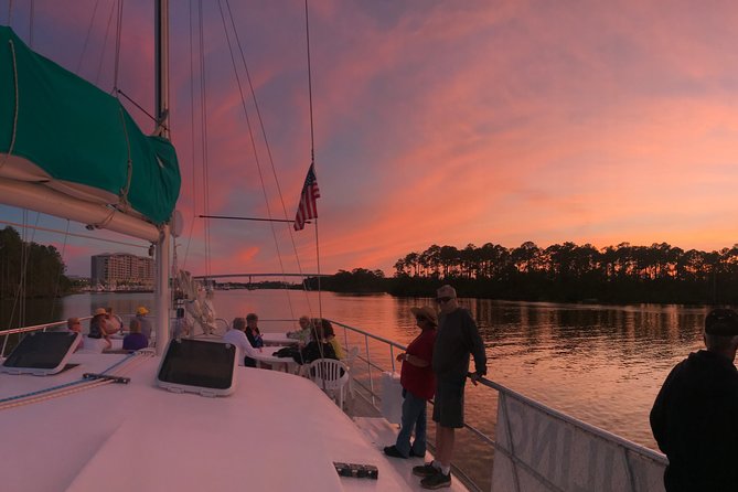 Orange Beach Sunset Sailing Cruise - Drinks, music, and the easygoing mood onboard
