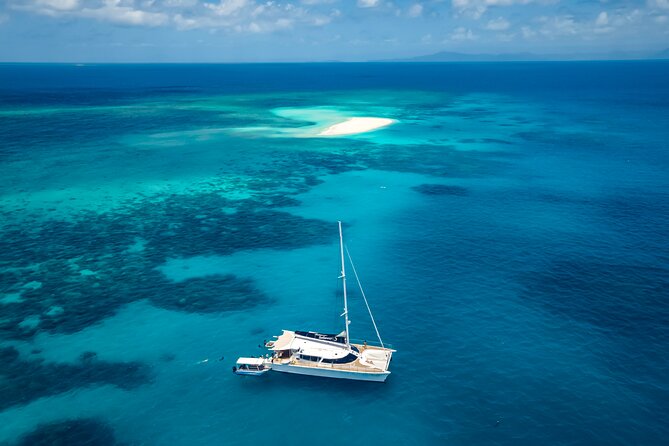 Outer Reef Mackay Cay Sail & Snorkel Adventure from Port Douglas - Sailing north from Port Douglas at 7:30 am