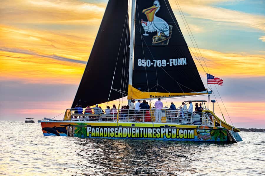 Panama City Beach: Sunset Sail on the Privateer Catamaran - Sunset sailing from Panama City Beach