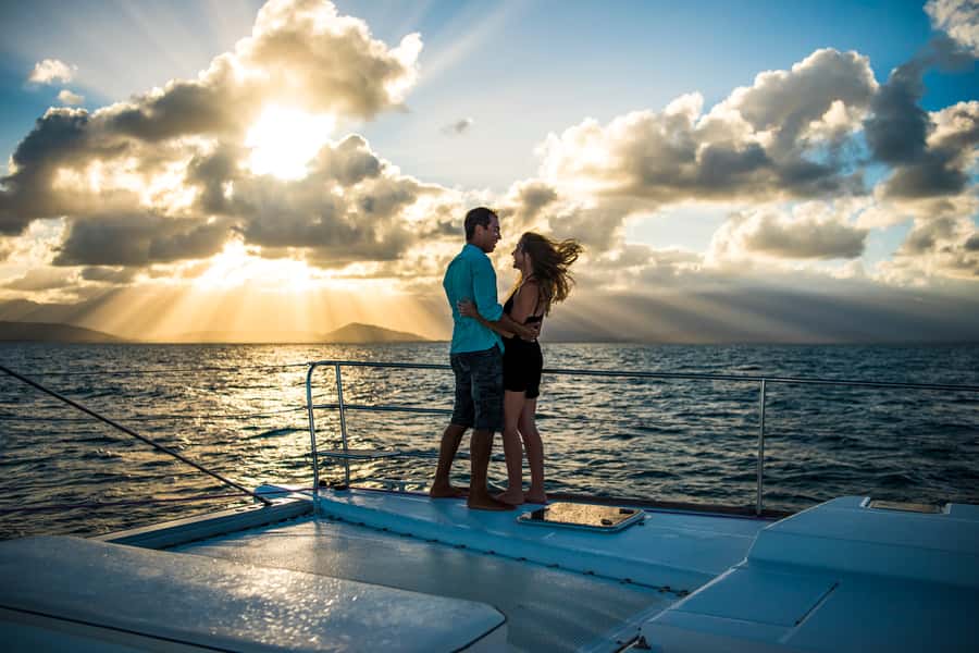 Port Douglas: Sunset Sailing Cruise on Luxury Catamaran - Sailing toward the Daintree coast