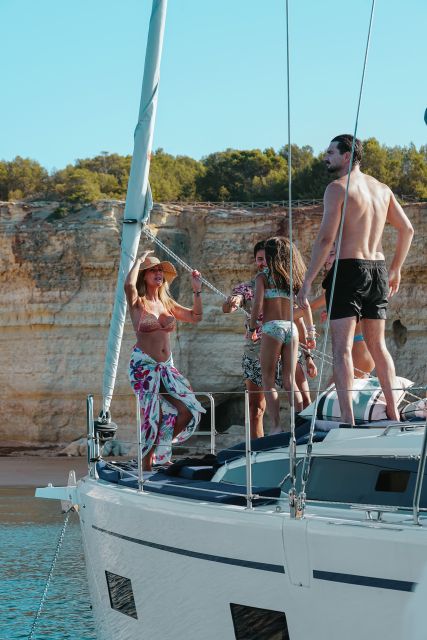 Portimao: Half-Day Sailing Yacht Cruise to the Benagil Caves - Optional water toys at steep extra cost