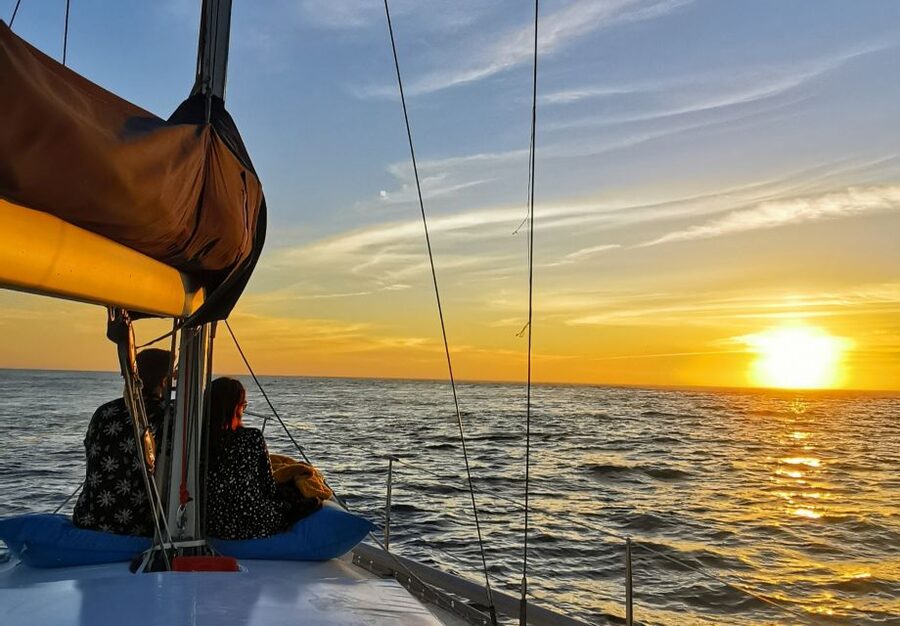Porto: Charming Sailboat Cruise with Port Wine,Sunset Option - Passing beneath the Arrábida Bridge