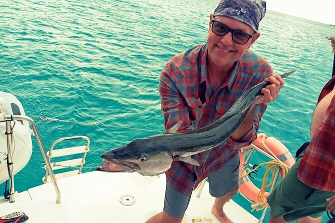 Private Full-Day Luxury Sailing Catamaran Charter in Sint Maarten - Lunch cooked over charcoal on board