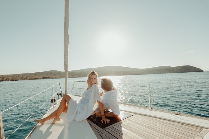 Private Sailing Cruise from Heraklion to Dia Island - Sailing north from Heraklion
