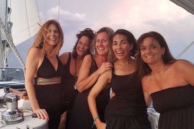 Private Sailing on the Miami Bay - Biscayne Bay - Passing under the Rickenbacker Bridge toward downtown