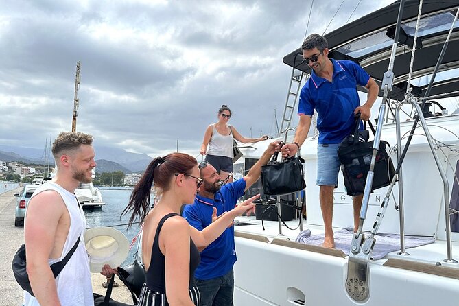 Rethymno Catamaran Cruise: Healthy Lunch & Open Bar - Gourmet bites before the main meal