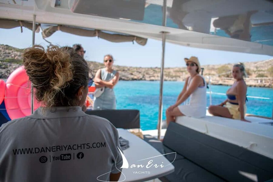 Rethymno: Sailing Catamaran Cruise with Meal & Drinks - A long stop near Georgioupoli