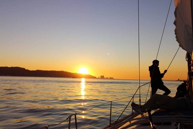 Sailboat Tour in Lisbon with drinks included | Morning and Sunset - Cristo Rei from the opposite bank