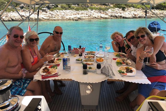 Sailing Day Tour with skipper and private chef in Kas Islands - İnönü Bay and a proper Turkish lunch