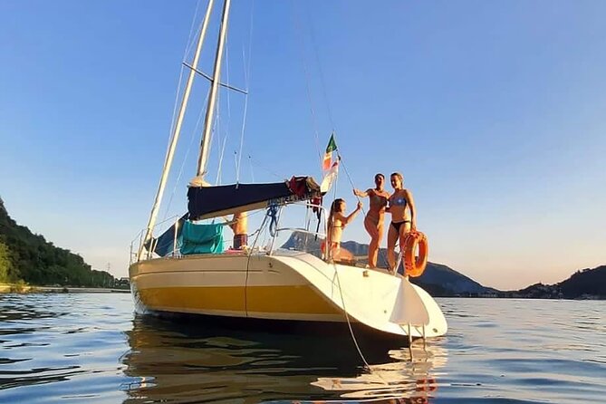 Sailing Experience on Lake Como: Fun, Relax and Adventure! - Lecco, the lungolago, and the view toward Monte Resegone