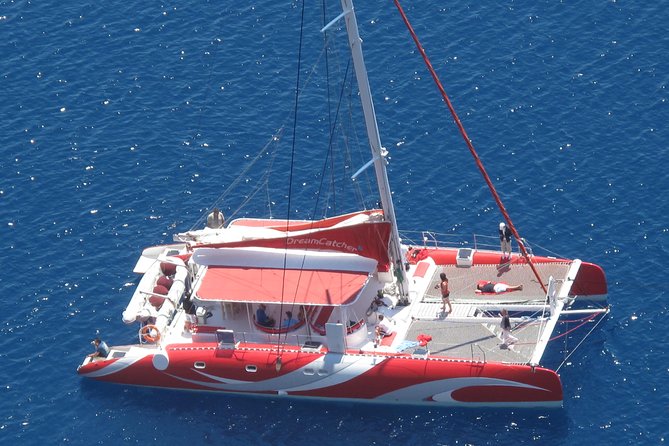 Santorini Sailing Dream Catcher with BBQ Lunch and Drinks - What lunch is really like on board