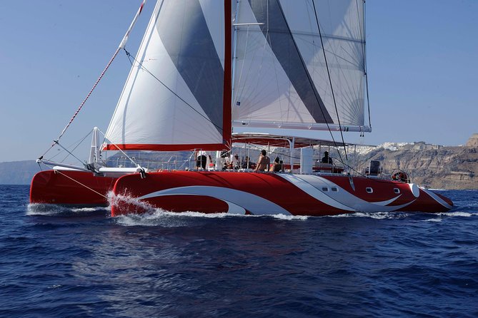 Santorini Sailing Dream Catcher with BBQ Lunch and Drinks - Palea Kameni and the warm volcanic springs